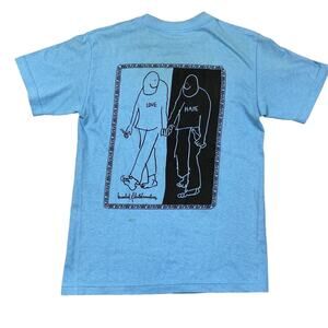 Krooked Skateboarding Love Hat T Shirt Men's S